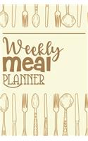 Weekly meal planner: Meal Planning & Grocery List Menu- Food Planners Prep Book Eat Records- Perfect for to Do Lists, Meal Planning, Weekly Diet Prep (120 pages, 6 x9 ''
