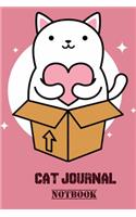 Cat Journal Notbook: 6x9 Lined Composition Notebook For Girls And Boy .