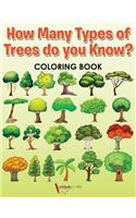 How Many Types of Trees do you Know? Coloring Book