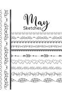 May Sketches: Astrology Sketchbook Activity Book Gift For Women & Girls - Daily Sketchpad To Draw And Sketch In As The Stars And Planets Align