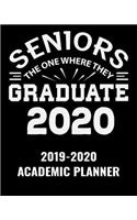 Seniors The One Where They Graduate 2020 2019-2020 Academic Planner