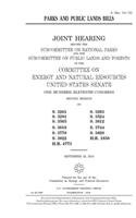 Parks and public lands bills