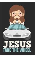 Notizbuch Punkteraster Jesus Take The Wheel