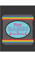 Maze Games & Coloring