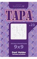 Sudoku Tapa - 200 Easy to Normal Puzzles 9x9 (Volume 23)