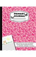 Primary Journal: Butterfly Pink Draw and Write Composition Notebook for girls K-2. Bug book story paper. Half Blank Sheets for Writing and Drawing Space. 100 sheets (Primary Journals Write and Draw)