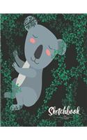 Sketchbook by a Madoo: Koala Cover (8.5 X 11) Inches 110 Pages, Blank Unlined Paper for Sketching, Drawing, Whiting, Journaling & Doodling