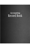 Accounting Record Book: 100 Pages, 3 Column Ledger