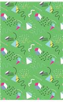 Bullet Journal Abstract Squiggles and Shapes Green