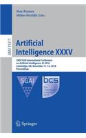 Artificial Intelligence XXXV
