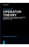 Operator Theory: Proceedings of the International Conference on Operator Theory, Hammamet, Tunisia, April 30 - May 3, 2018(de Gruyter Proceedings in Mathematics)