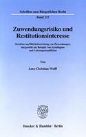 Zuwendungsrisiko Und Restitutionsinteresse
