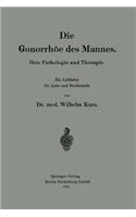 Die Gonorrhöe des Mannes