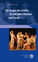 Die Kunst Des Urteils in Und Uber Literatur Und Kunst