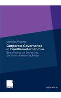 Corporate Governance in Familienunternehmen