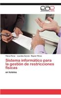 Sistema informático para la gestión de restricciones físicas