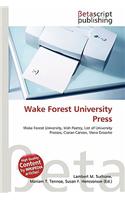 Wake Forest University Press: (English)