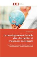 Le D�veloppement Durable Dans Les Petites Et Moyennes Entreprises