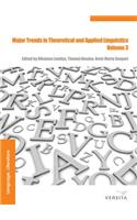 Major Trends in Theoretical and Applied Linguistics 3