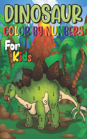 Dinosaur Color by numbers For kids