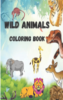 Wild Animals Coloring Book