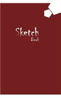 Sketchbook, Premium, Uncoated (75 gsm) Paper, OxRed Cover