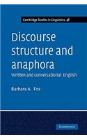 Discourse Structure and Anaphora