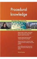 Procedural knowledge Standard Requirements