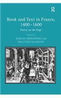 Book and Text in France, 1400-1600