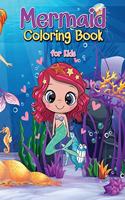 Mermaid Coloring Book for Kids