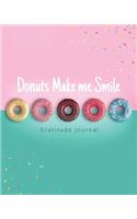 Donuts Make me Smile Gratitude Journal