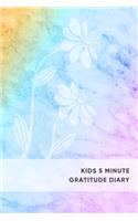 Kids 5 minute gratitude diary: Good mood journal for children with Bipolar disorder - Assisted positive emotion tracking, control and learning to help control manic depression