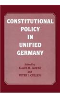 Constitutional Policy in Unified Germany