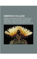 Emerson College: Emerson College Alumni, Emerson College Faculty, Presidents of Emerson College, the Wachowskis, James Parry, Jay Leno(English)
