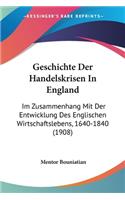 Geschichte Der Handelskrisen In England