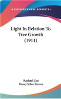 Light in Relation to Tree Growth (1911)
