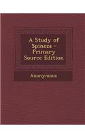 A Study of Spinoza - Primary Source Edition: (English)