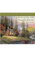 Thomas Kinkade Special Collectors Edition 2018 Deluxe Wall Calendar: Peaceful Retreat