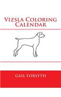 Vizsla Coloring Calendar