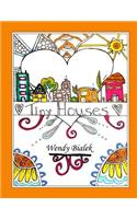 Tiny Houses Coloring Book: (English)