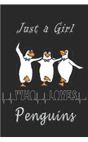 Just a girl who loves Penguins journal