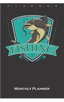 Catfish Fishing Monthly Planner