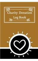 Charity Donation Log Book