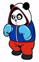 Russia Boxing Panda