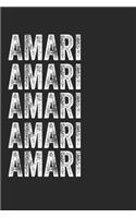 Name AMARI Journal Customized Gift For AMARI A beautiful personalized