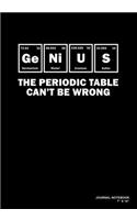 Genius The Periodic Table Can't Be Wrong