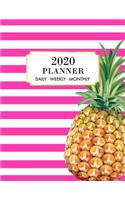 2020 Weekly Planner: 2020 Monthly Planner for January 2020 - December 2020 + Monthly Calendar w/ Notes, To Do List Section, Includes Important Dates, Birthday, Goals + N