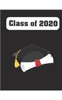Class of 2020: Blank College Ruled Notebook