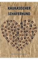 Kaukasischer Schäferhund Notizbuch für Hundehalter: Hunderasse Kaukasischer Schäferhund. Ideal als Geschenk für Hundebesitzer - 6x9 Zoll (ca. Din. A5) - 100 Seiten - gepunktete Linien
