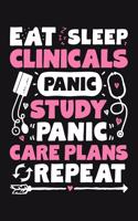 Eat Sleep Clinicals Panic Study Panic Care Plans Repeat